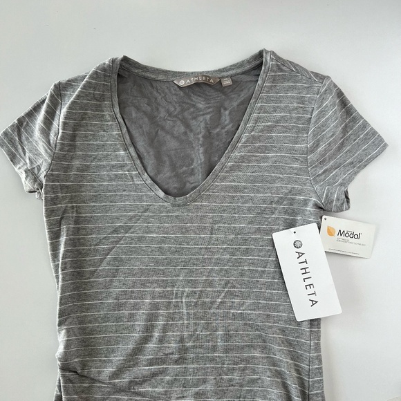 NWT Athleta Central Stripe Dress size XS - Picture 5 of 9